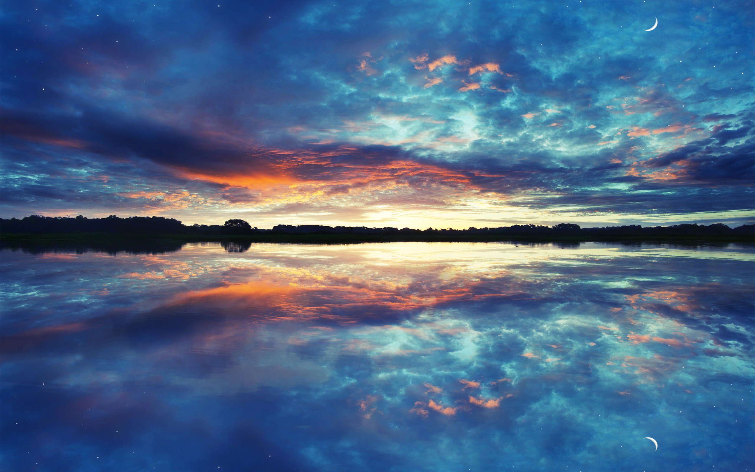 lake, Reflection, Photography Wallpaper