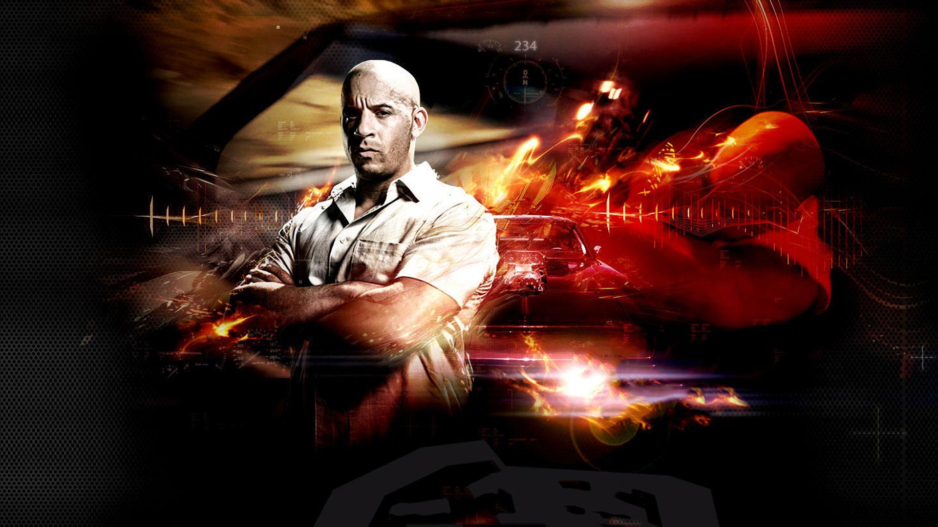 fast, Five, Furious Wallpaper