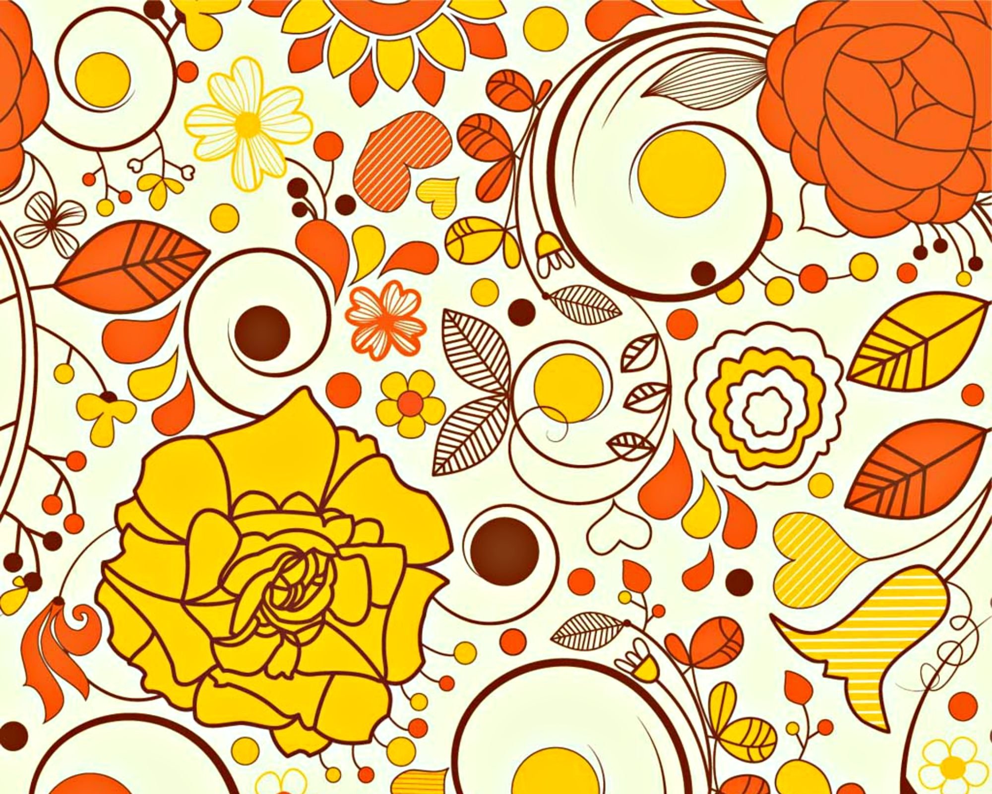 , Pattern, Flower, Texture Wallpaper