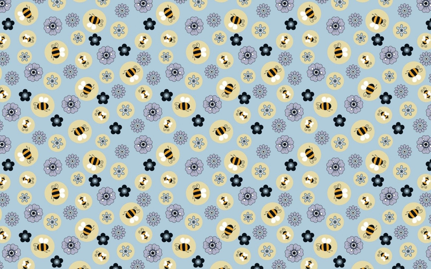 , Flower, Bee, Textur Wallpaper