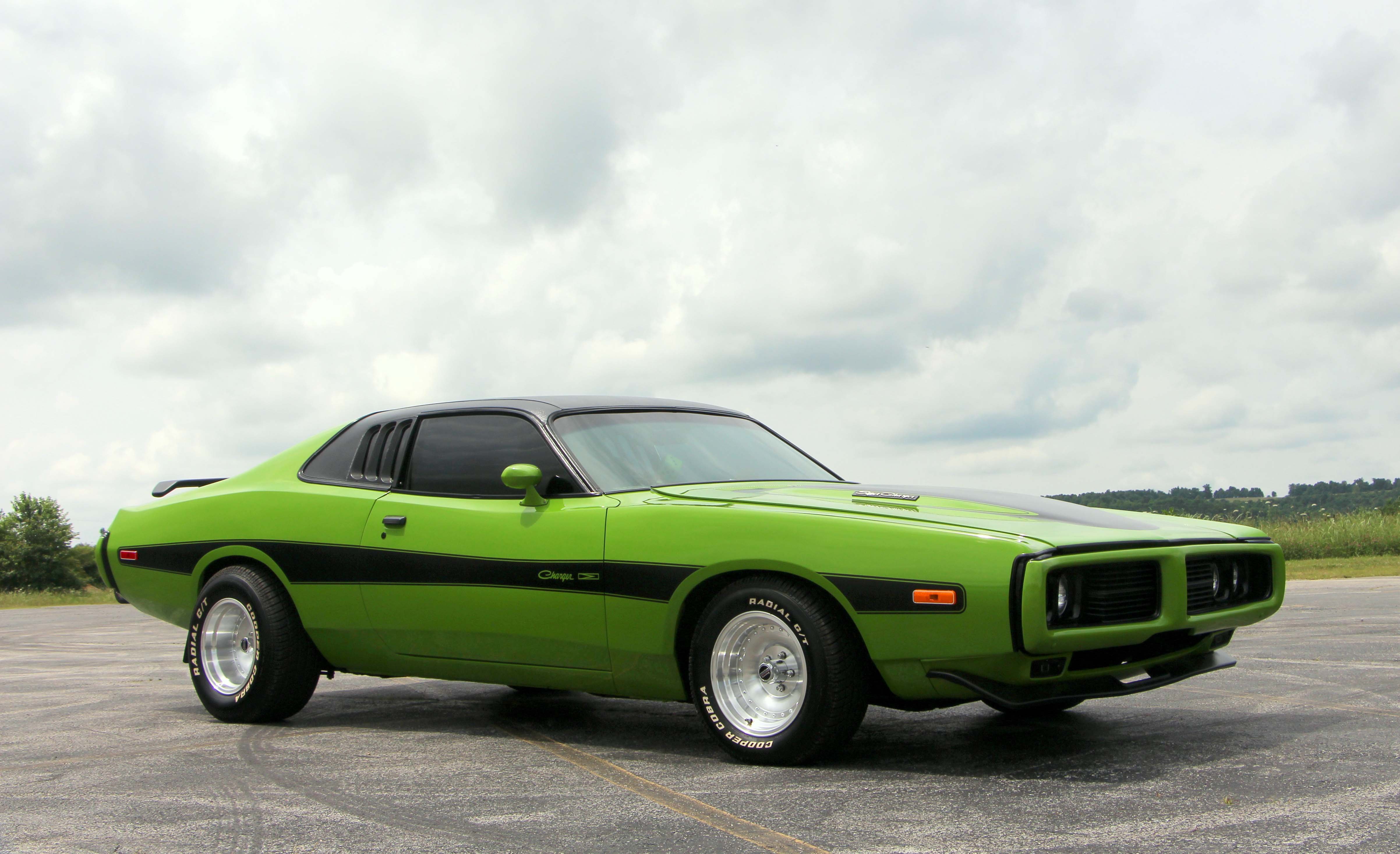 1974, Dodge, Charger, Muscles, Cars, Green Wallpaper