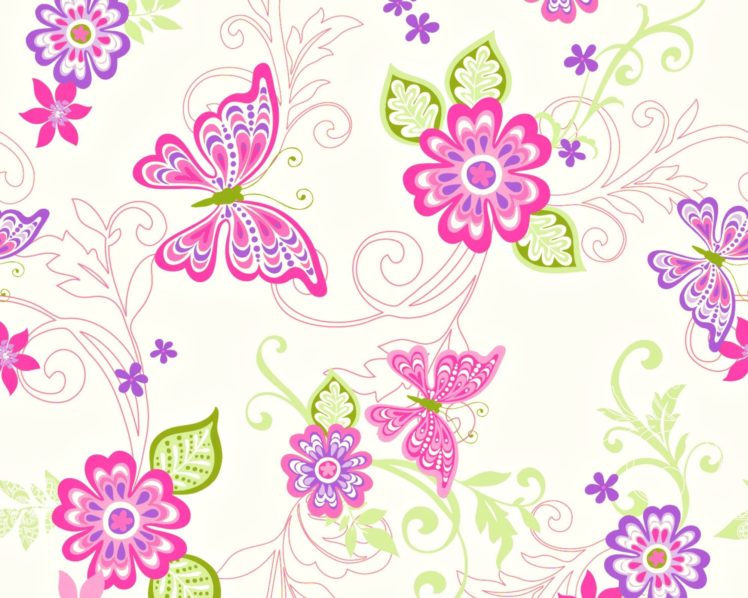 , Texture, Flower, Butterfl HD Wallpaper Desktop Background