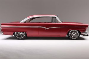 1956, Ford, Victoria, Cars, Classic, Red, Modified