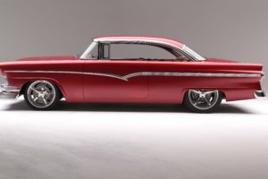 1956, Ford, Victoria, Cars, Classic, Red, Modified