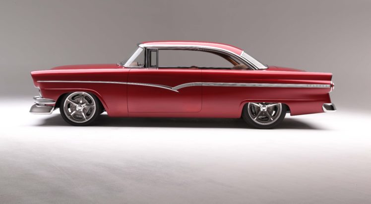 1956, Ford, Victoria, Cars, Classic, Red, Modified HD Wallpaper Desktop Background