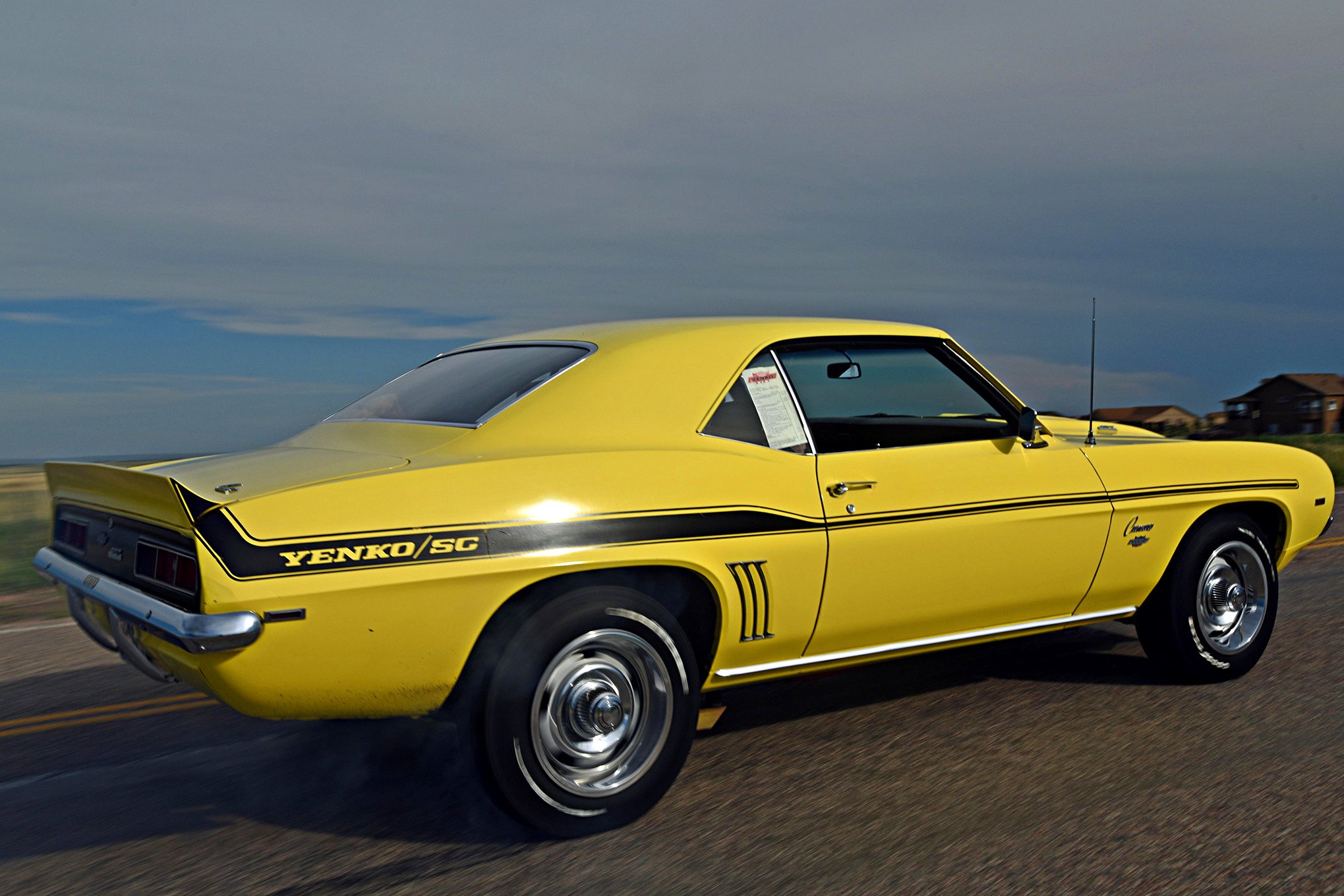 yenko, 1969, Chevrolet, Camaro, Cars, Muscle, Yellow