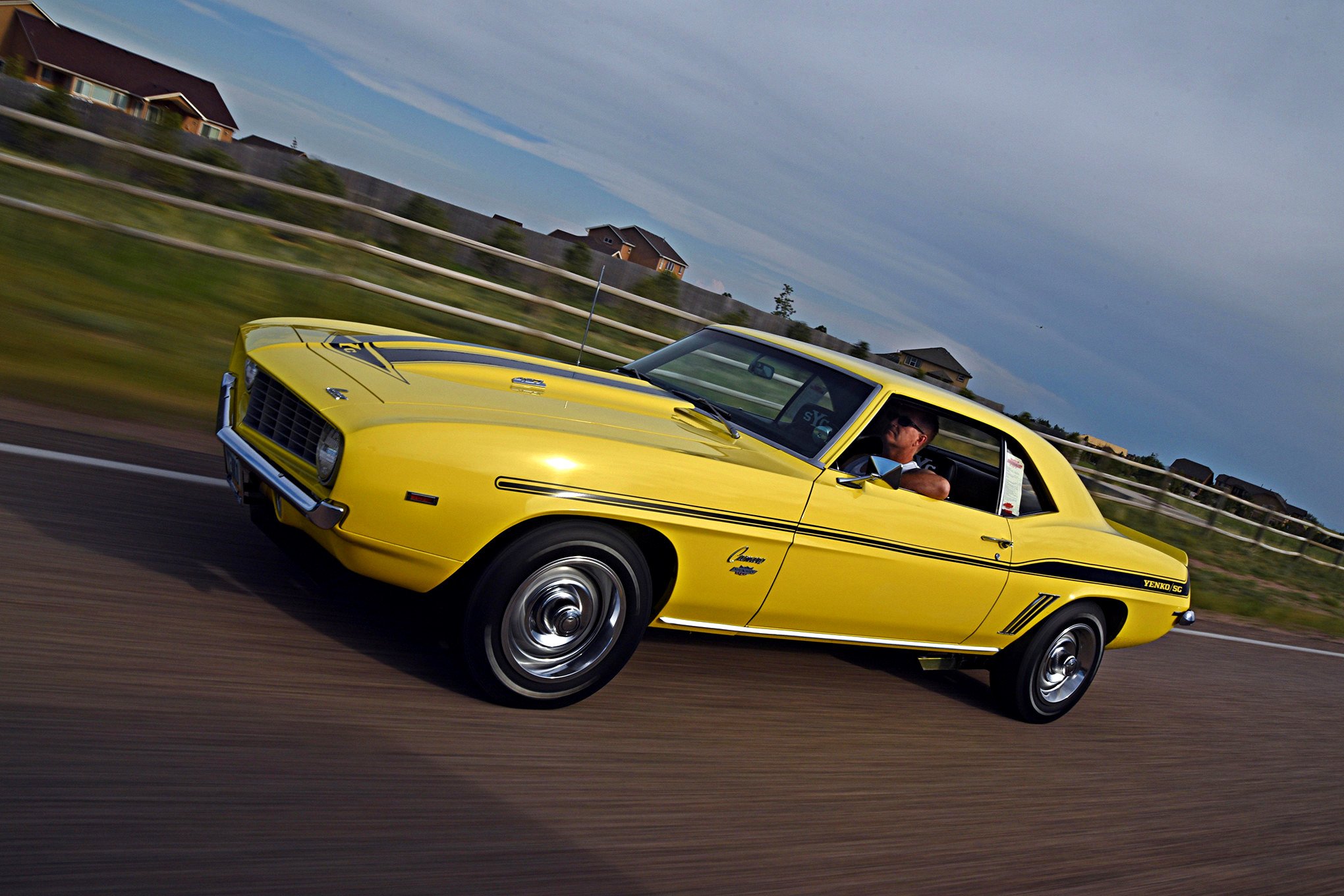 yenko, 1969, Chevrolet, Camaro, Cars, Muscle, Yellow Wallpaper
