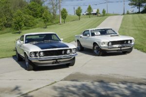 1969, Ford, Mustang, Boss, 3, 02cars, Whiteir front view alt