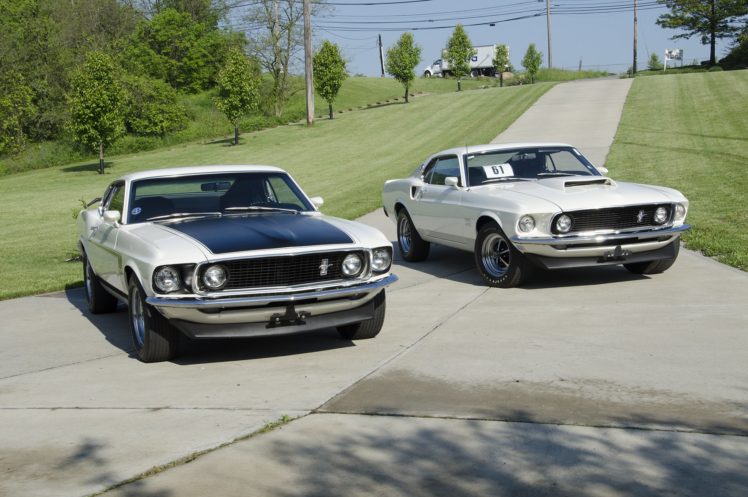 1969, Ford, Mustang, Boss, 3, 02cars, Whiteir front view alt HD Wallpaper Desktop Background
