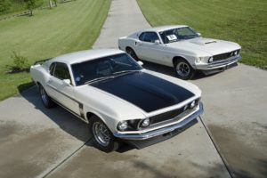 1969, Ford, Mustang, Boss, 3, 02cars, White