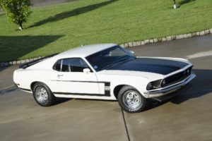 1969, Ford, Mustang, Boss, 3, 02cars, White