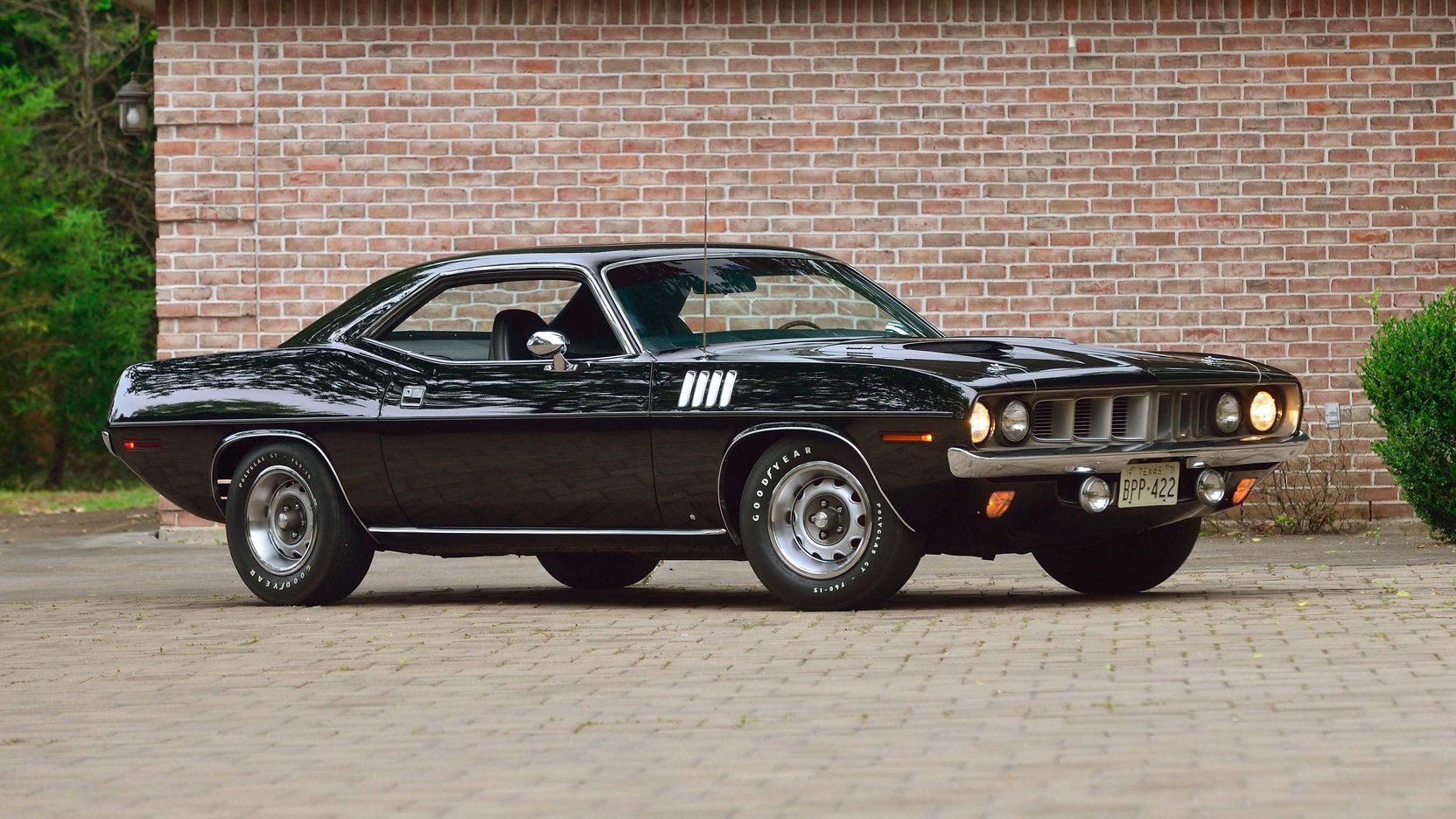 1971, Plymouth, Cuda, 340, Cars, Black, Muscles Wallpaper