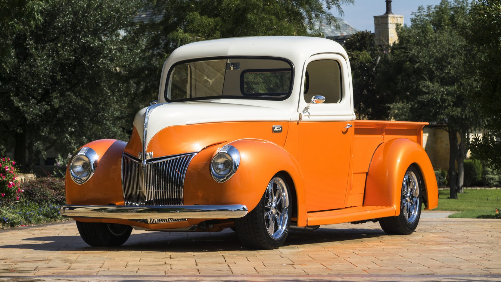 1940, Ford, Pickup, Street, Rod, Truck Wallpaper