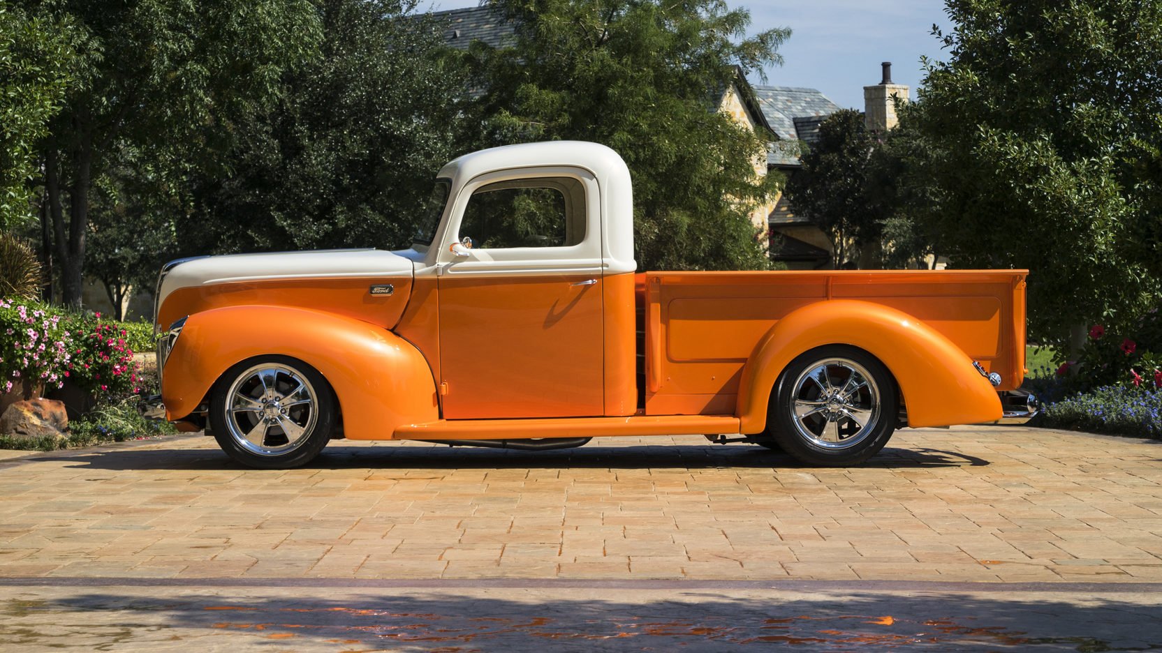 1940, Ford, Pickup, Street, Rod, Truck Wallpaper
