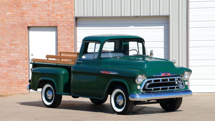 1957, Chevrolet, 3100, Pickup, Truck HD Wallpaper Desktop Background