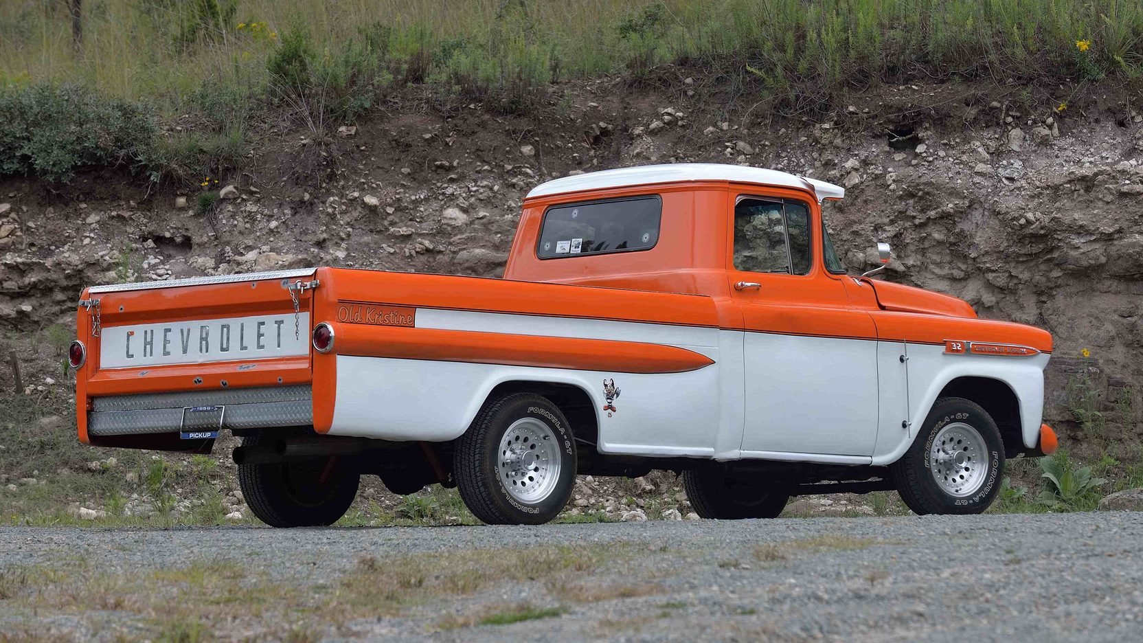 1959, Chevrolet, Apache, Pickup, Truck Wallpaper