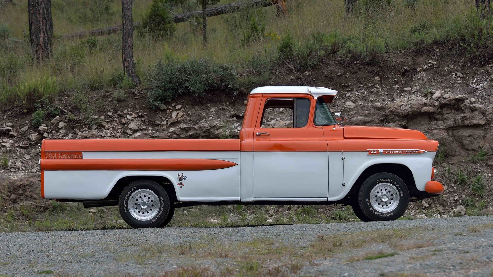 1959, Chevrolet, Apache, Pickup, Truck Wallpaper