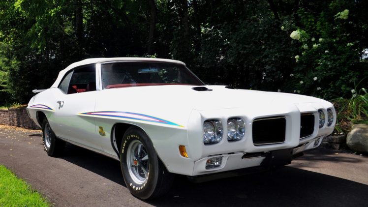 1970, Pontiac, Gto, Judge, Convertible, Cars, Muscles, White HD Wallpaper Desktop Background