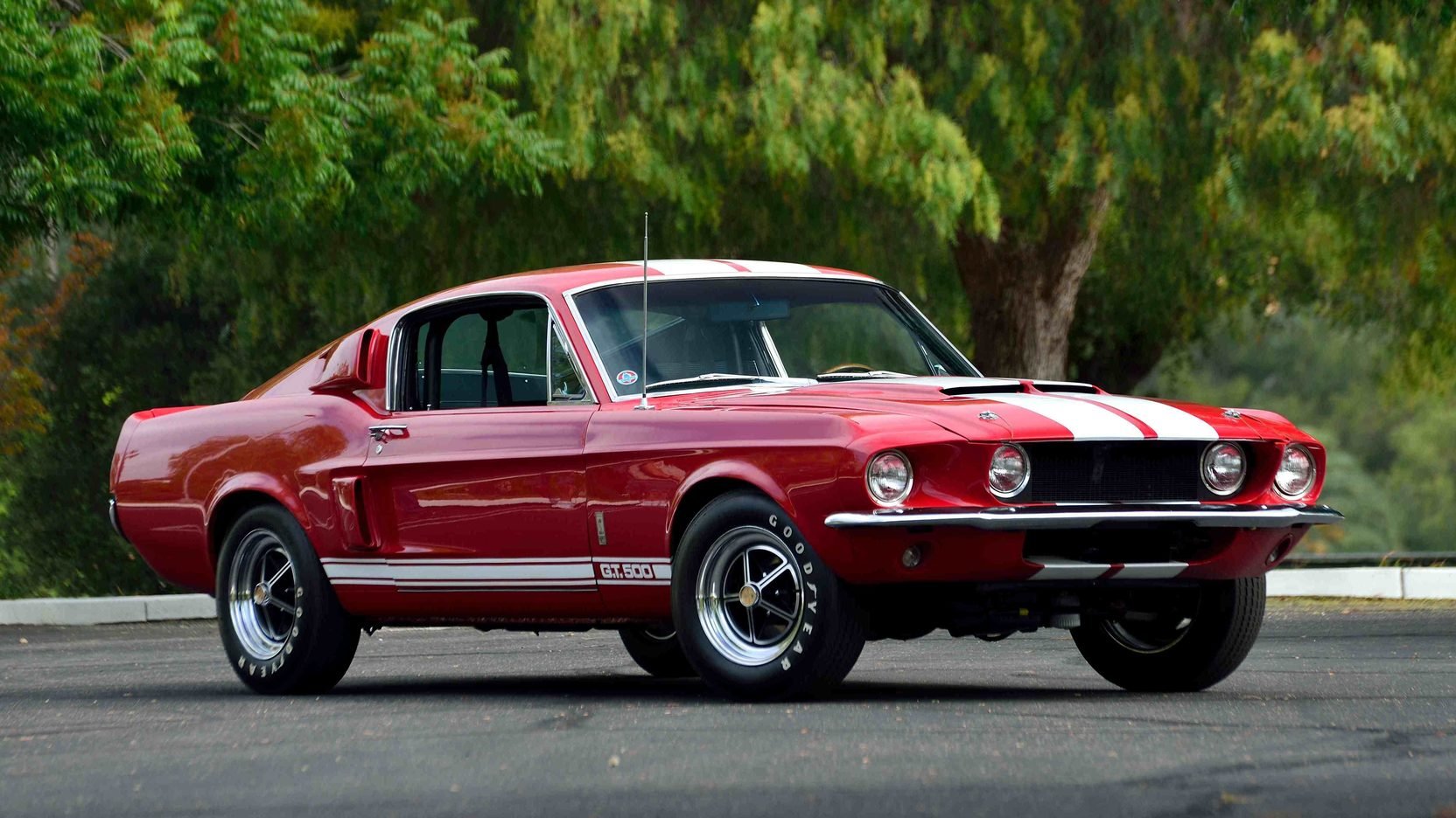1967, Shelby, Gt500, Fastback, Ford, Mustang, Red, Cars Wallpapers HD ...