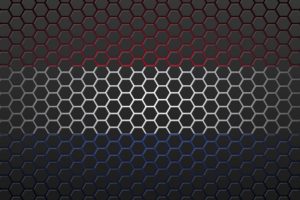 textures, Netherlands, Flag, With, Hexagons