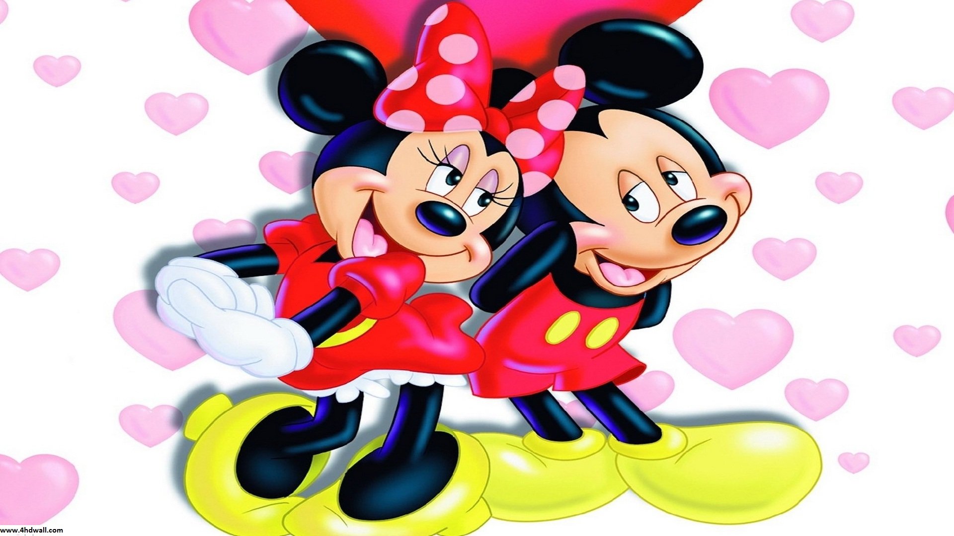 mockey, Minnie, Cartoons, Disney Wallpaper