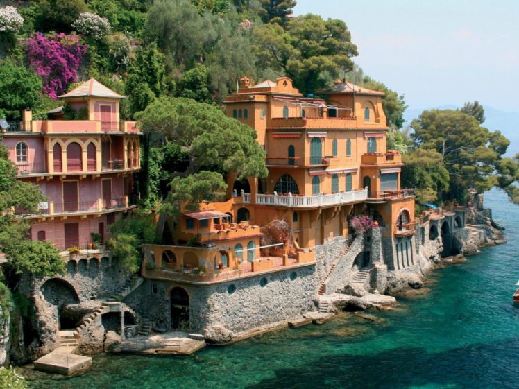 coast, Italy, Villas, Genoa HD Wallpaper Desktop Background