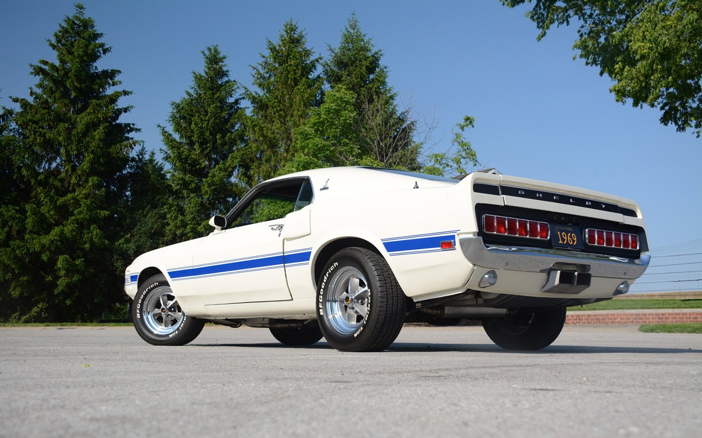 1969, Shelby, Gt350, Fastback, Ford, Mustang, Cars, White Wallpaper