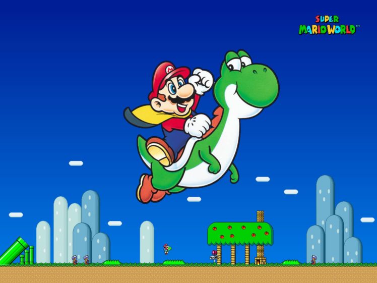super, Mario, World, Dragon, Clasico, Video, Juego HD Wallpaper Desktop Background