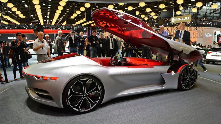 paris, Motor, Show, Renault, Trezor, Concept, Cars, 2016 HD Wallpaper Desktop Background