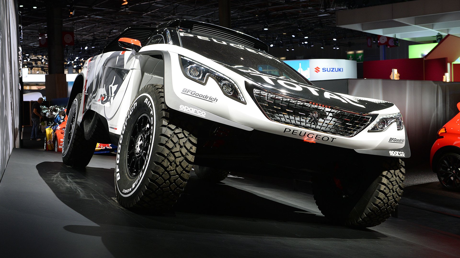 paris, Motor, Show, 2016, Peugeot, 3008, Dkr, Cars, Racecars Wallpaper