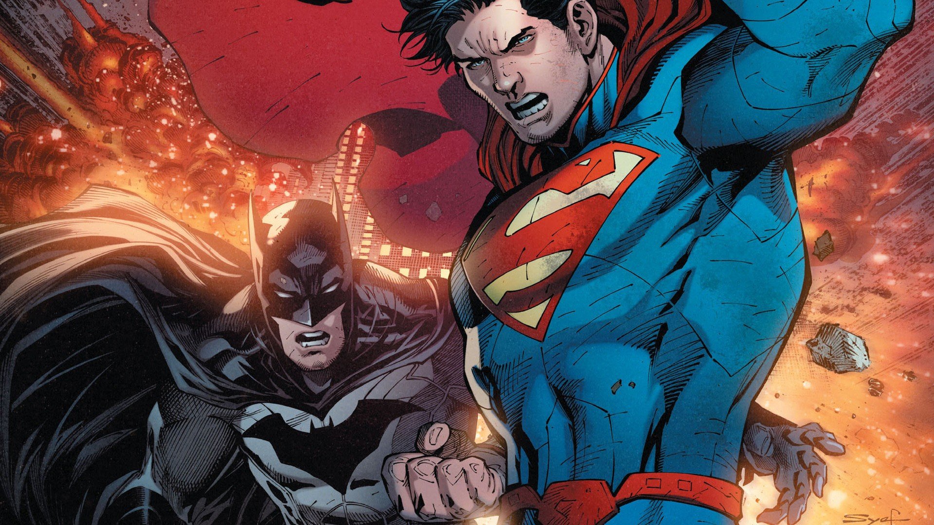 superman, Batman, Comic, Super, Heroes Wallpaper