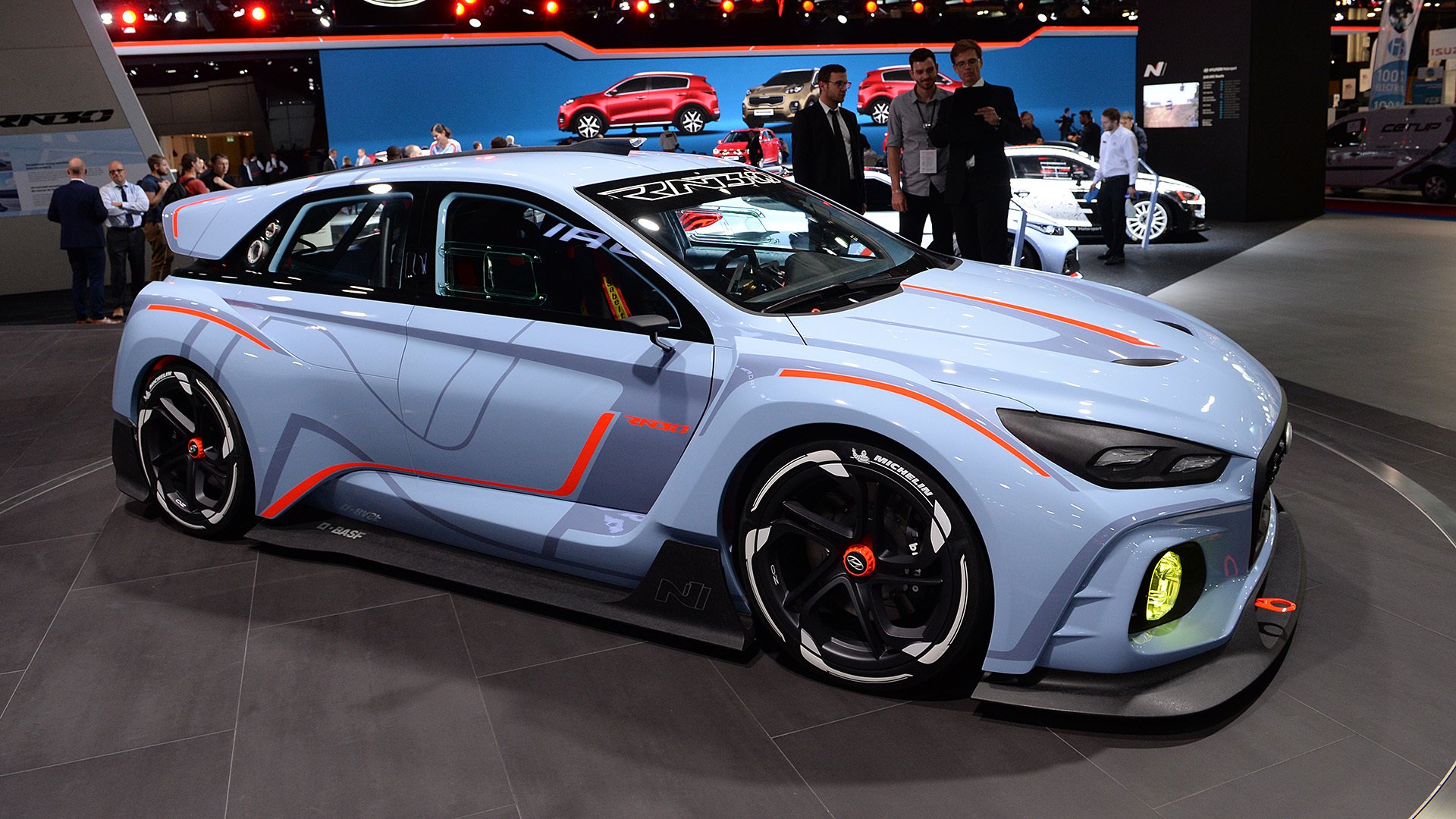 paris, Motor, Show, 2016, Hyundai, Rn30, Concept, Cars Wallpaper