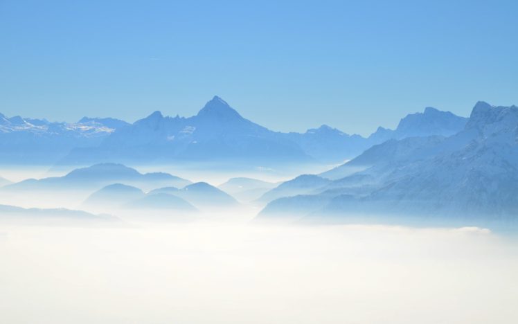 blue, Mountain, Sky, Landscape HD Wallpaper Desktop Background