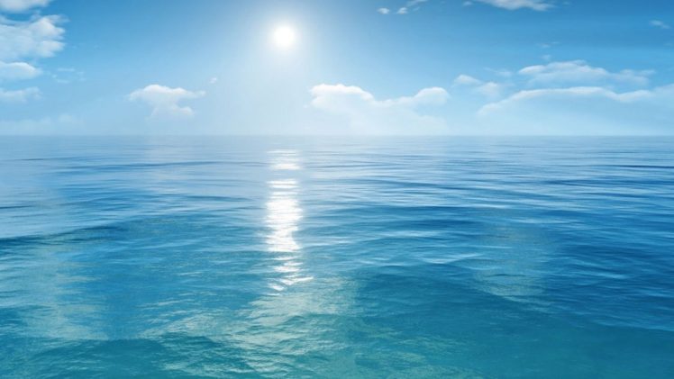blue, Sky, Sun, Sea HD Wallpaper Desktop Background