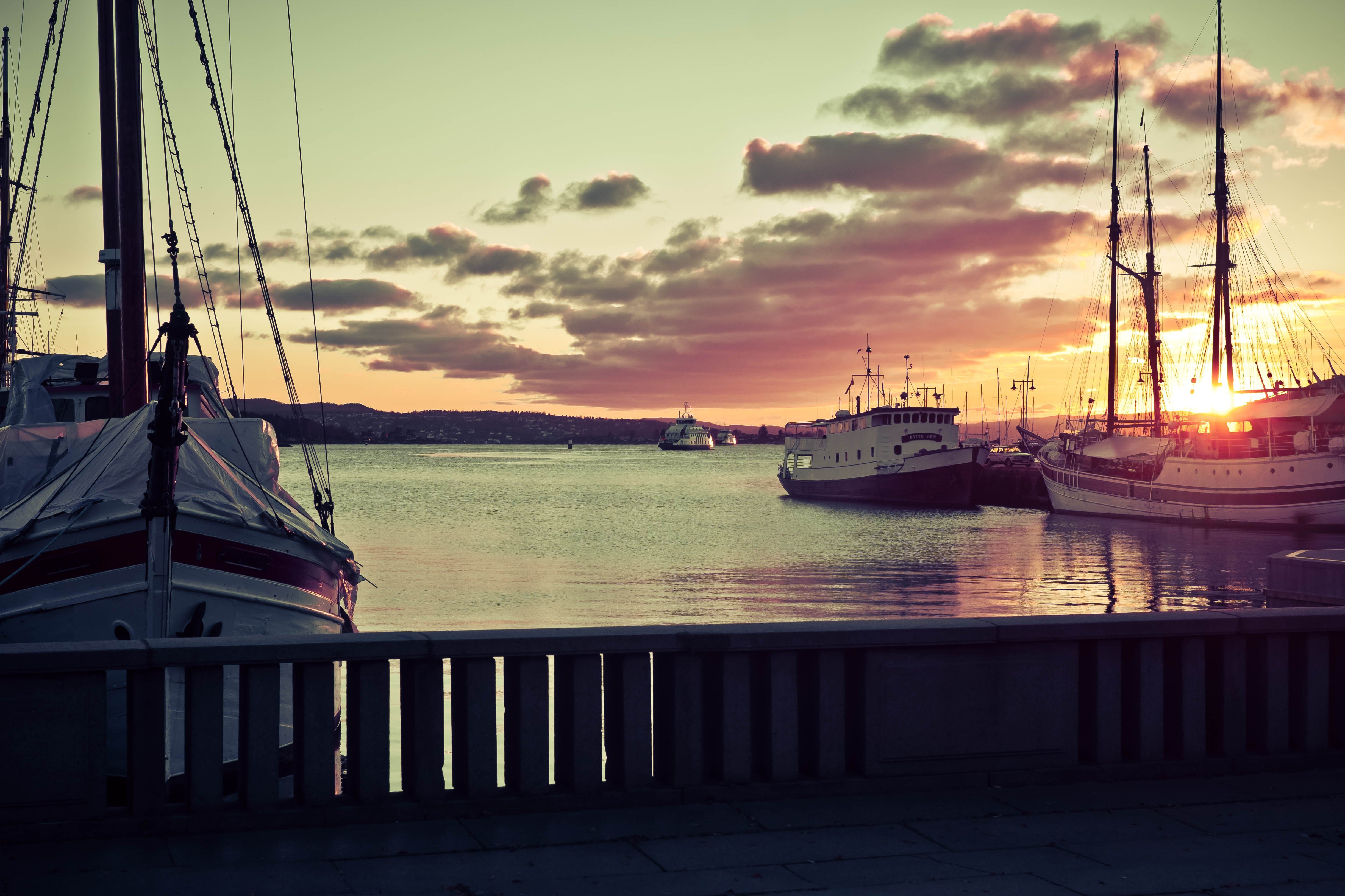 oslo, Norway, Ships, Landscape, Yachts Wallpaper