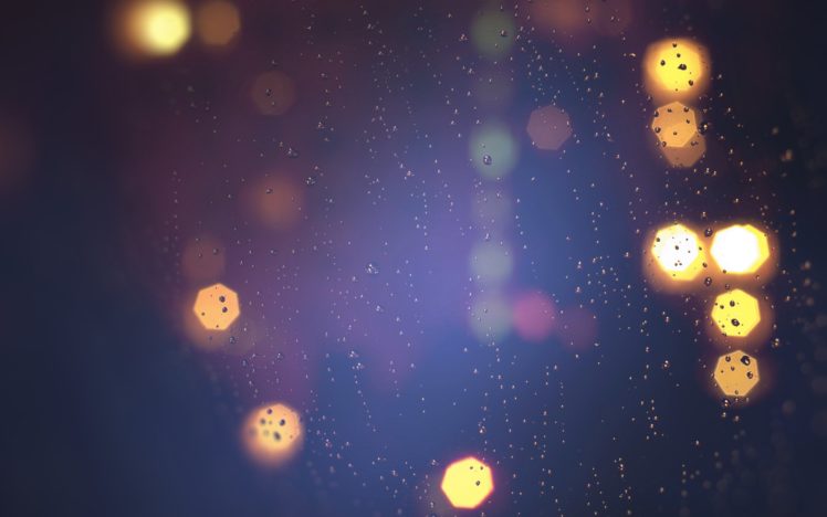 texture, Rain, Light, Night HD Wallpaper Desktop Background