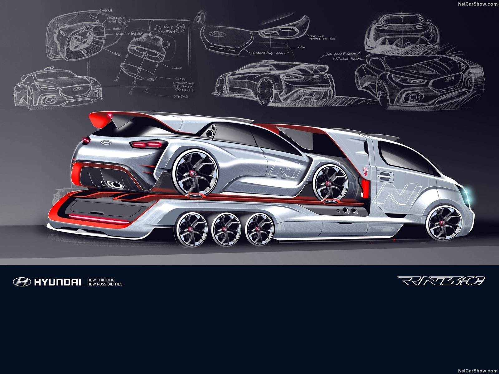 hyundai, Rn30, Concept, Cars, 2016 Wallpaper