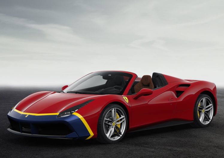 2016, 488, 70th, Anniversary, Cars, Edition, Ferrari, Motor, Paris, Show, Spider HD Wallpaper Desktop Background