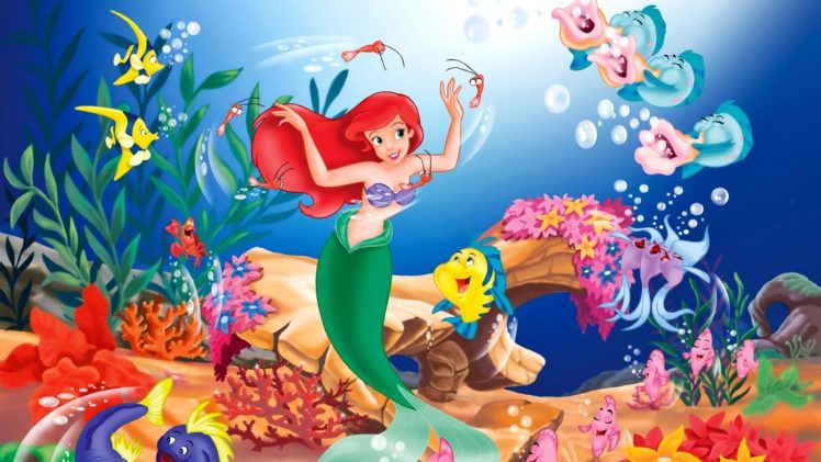 fantasy, Art, Digital, Art, The, Little, Mermaid, Disney HD Wallpaper Desktop Background