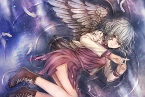 , Touhou, Anime, Angel, Wings