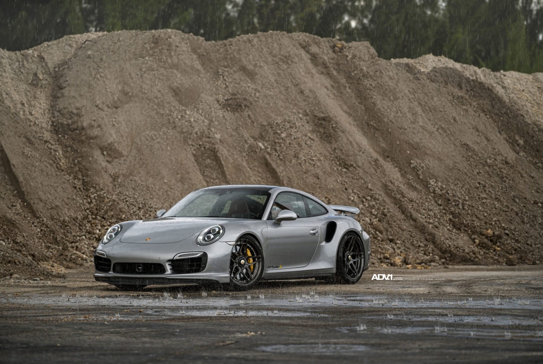 adv1, Wheels, Cars, Silver, Porsche, 911,  991 , Turbo Wallpaper
