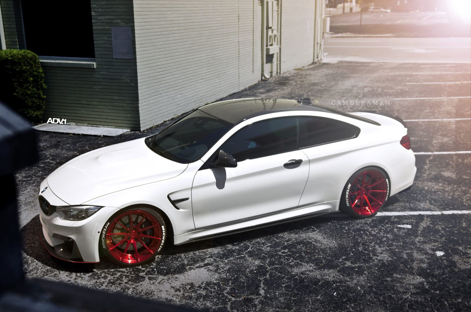 BMW m4 Red 2018