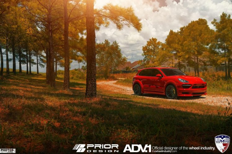 adv1, Wheels, Cars, Prior, Design, Porsche, Cayenne, Red, Suv HD Wallpaper Desktop Background