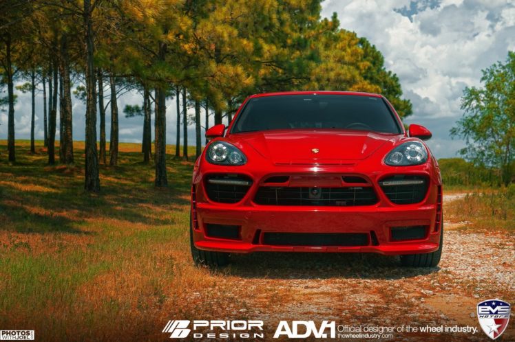 adv1, Wheels, Cars, Prior, Design, Porsche, Cayenne, Red, Suv HD Wallpaper Desktop Background