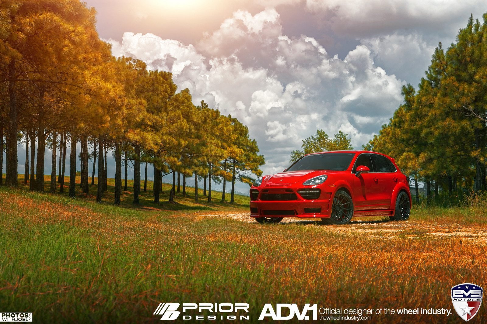 adv1, Wheels, Cars, Prior, Design, Porsche, Cayenne, Red, Suv Wallpaper