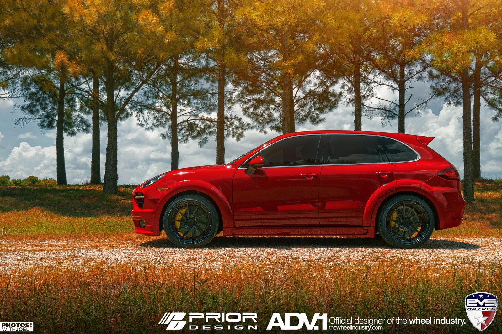 adv1, Wheels, Cars, Prior, Design, Porsche, Cayenne, Red, Suv Wallpaper
