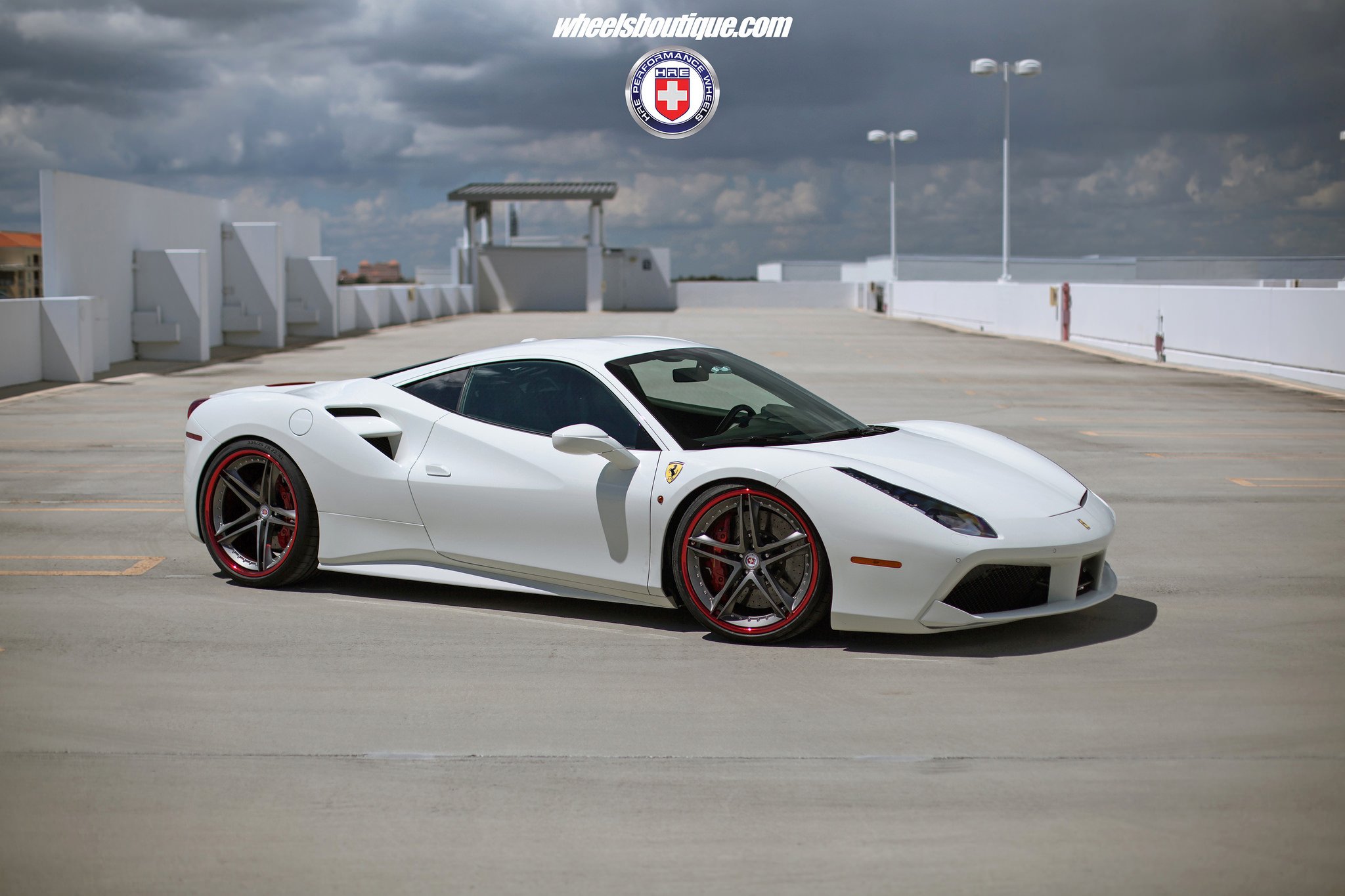 hre, Wheels, Cars, Ferrari, 488, Gtb, White Wallpapers HD / Desktop and ...