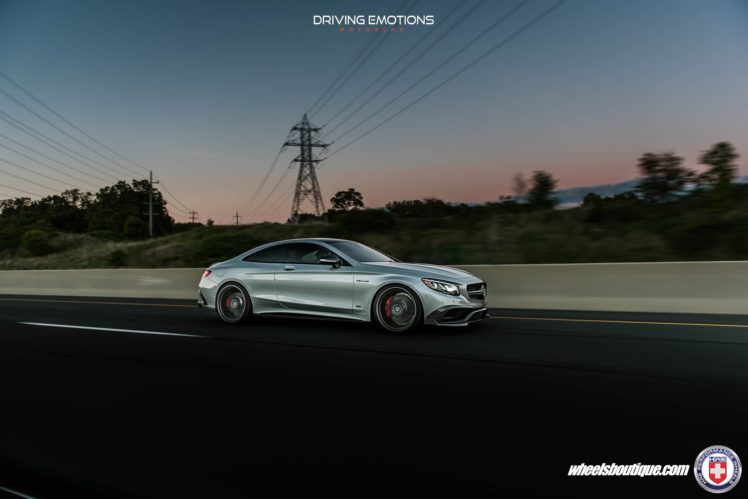 hre, Wheels, Cars, Mercedes, S63, Coupe, Silver HD Wallpaper Desktop Background
