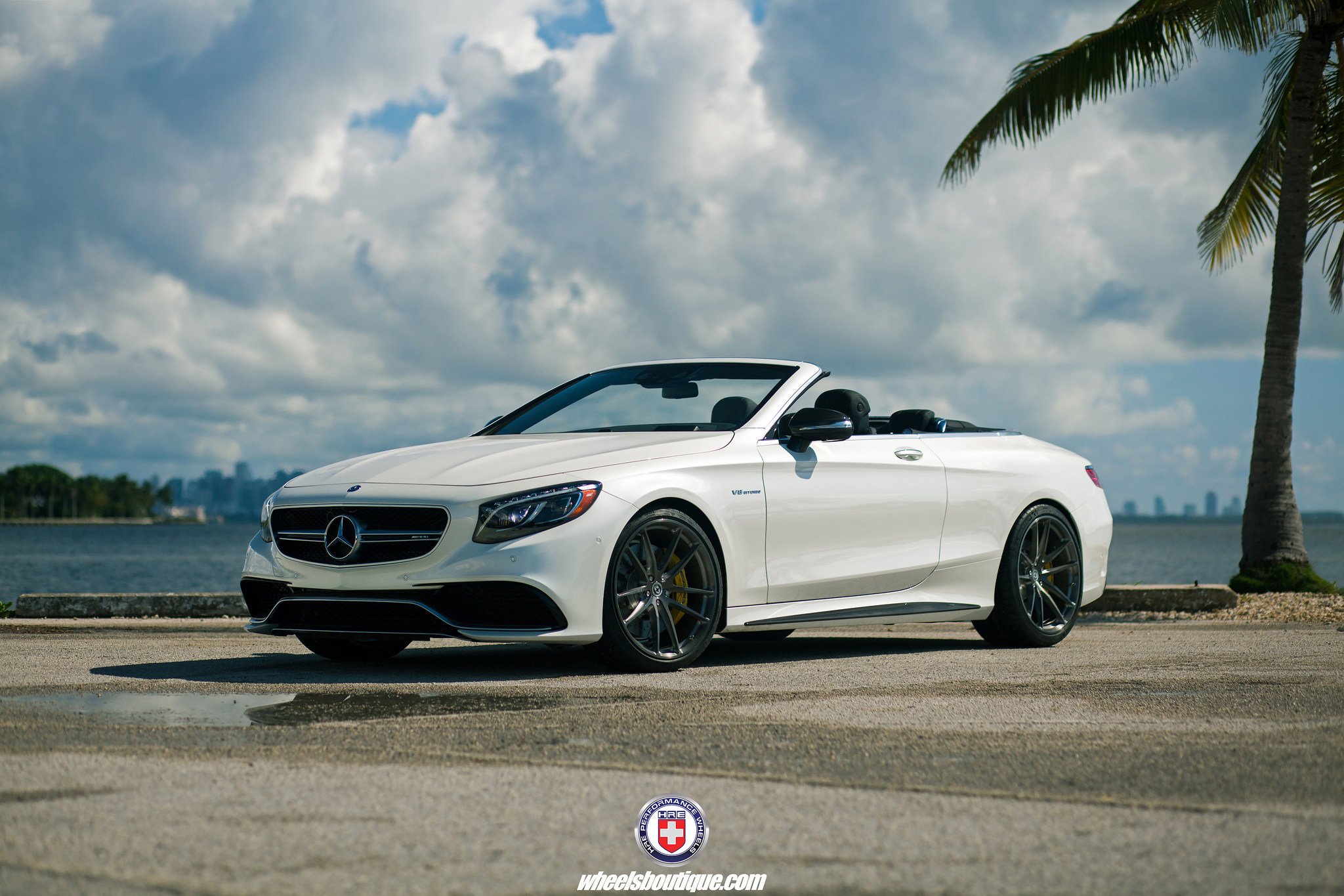 hre, Wheels, Cars, Mercedes, S63, Amg, Cabriolet, White Wallpaper