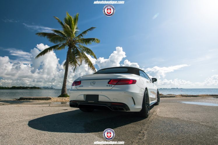 hre, Wheels, Cars, Mercedes, S63, Amg, Cabriolet, White HD Wallpaper Desktop Background